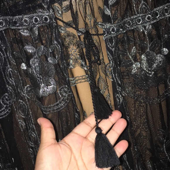 Fashion nova || Sheer cardigan/coverup - Picture 4 of 4